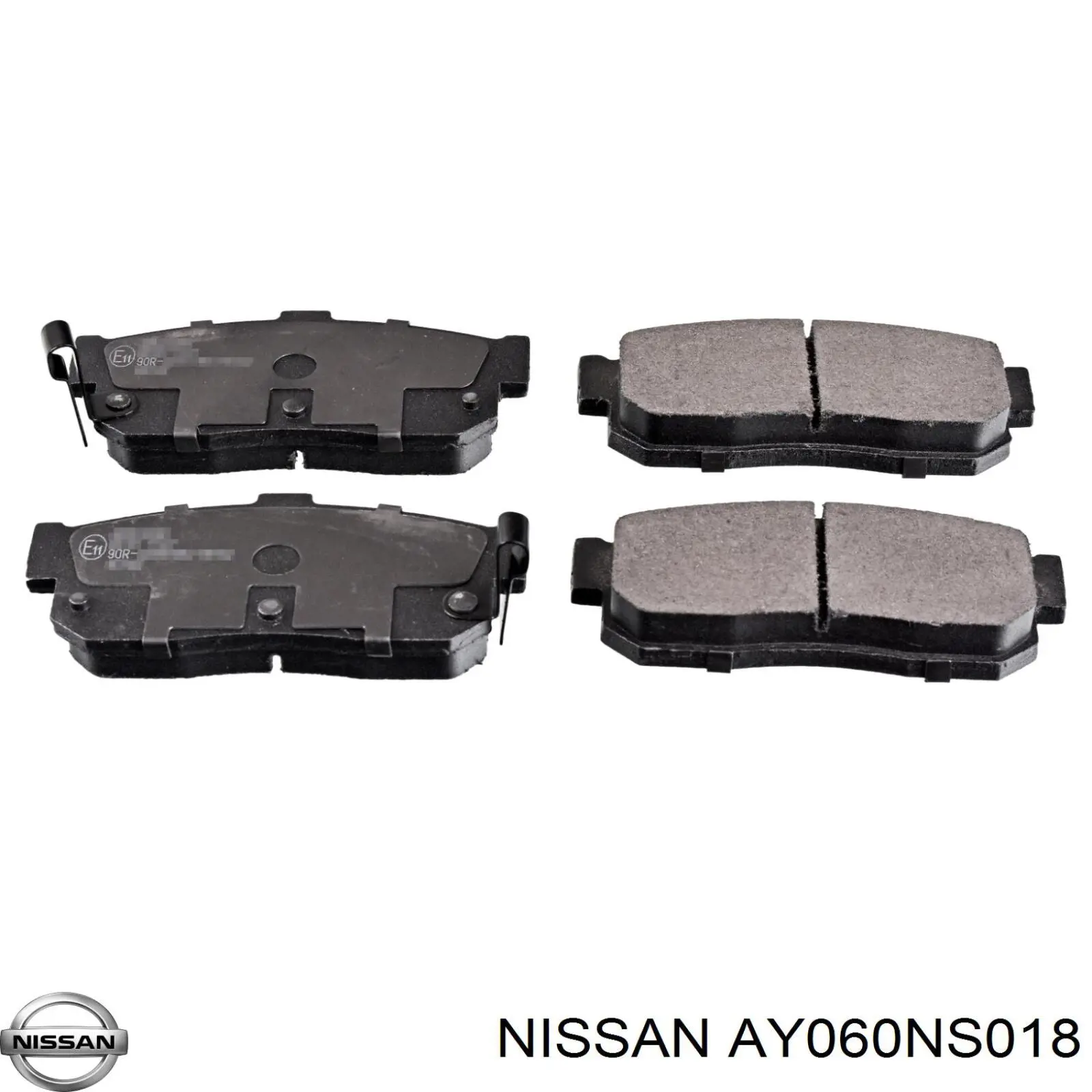 Задние тормозные колодки AY060NS018 Nissan