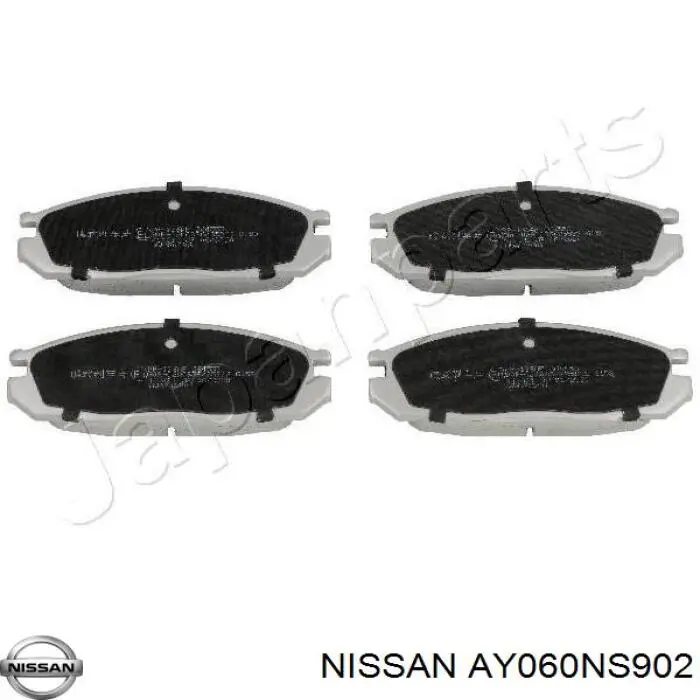 Задние тормозные колодки AY060NS902 Nissan