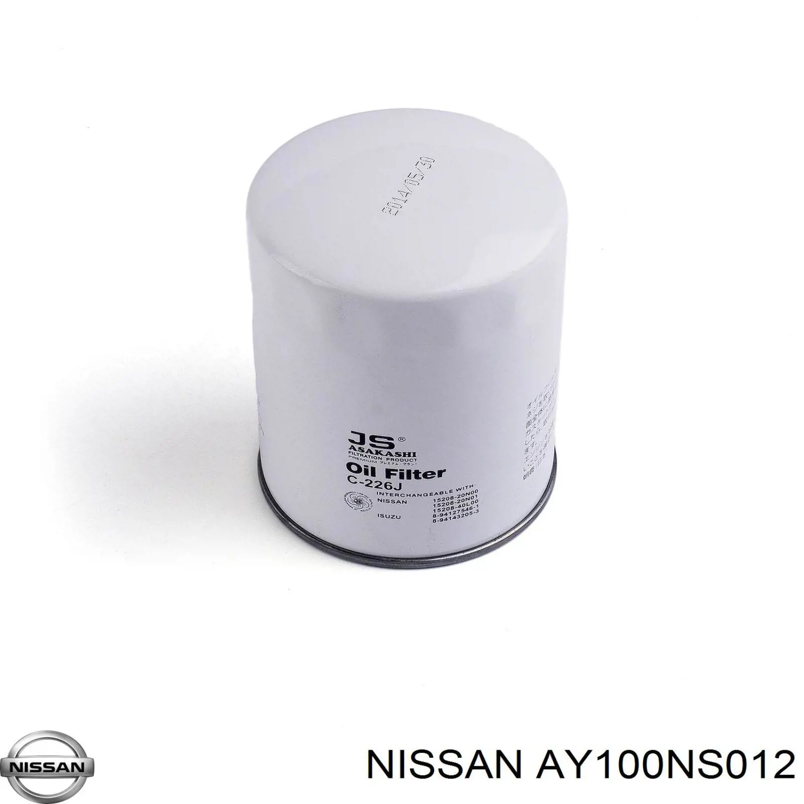 Масляный фильтр AY100NS012 Nissan/Infiniti