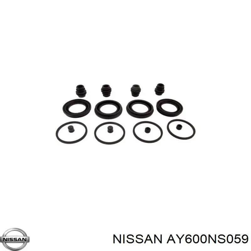 AY600NS059 Nissan ремкомплект суппорта тормозного переднего