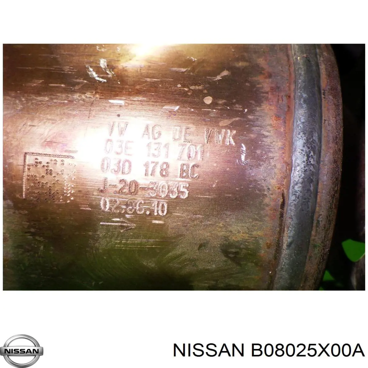 Сажевый фильтр DPF на Nissan Pathfinder  R51M