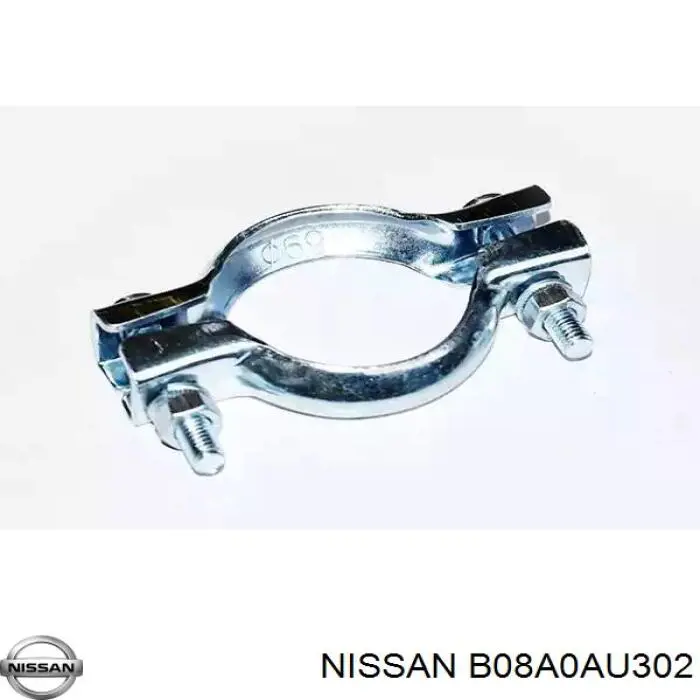 Купить B08A0AU302 Nissan/Infiniti Преобразователь отработавших газов