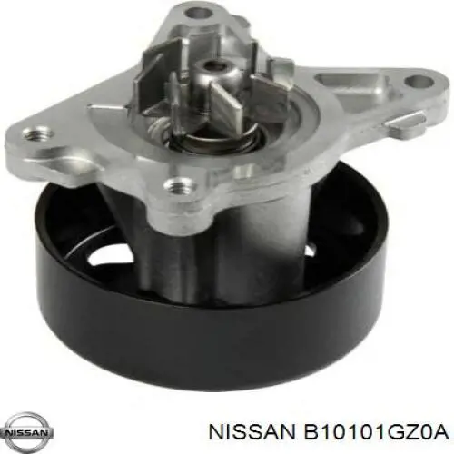 B10101GZ0A Nissan bomba de água (bomba de esfriamento)