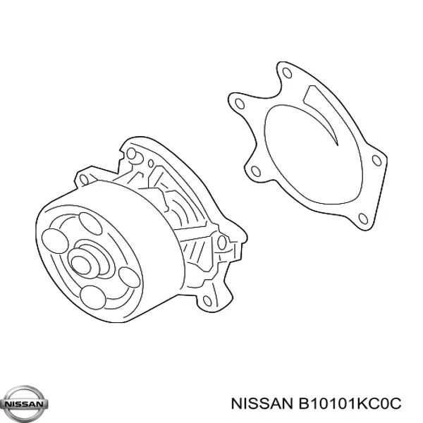 Помпа охлаждения Nissan/Infiniti B10101KC0C цена, от 34.21 USD