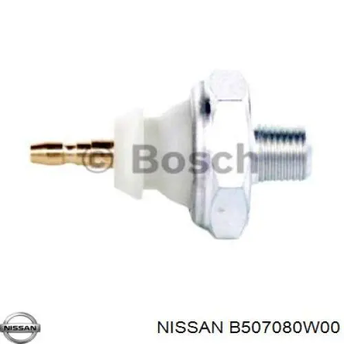 B507080W00 Nissan/Infiniti Датчик указателя давления масла