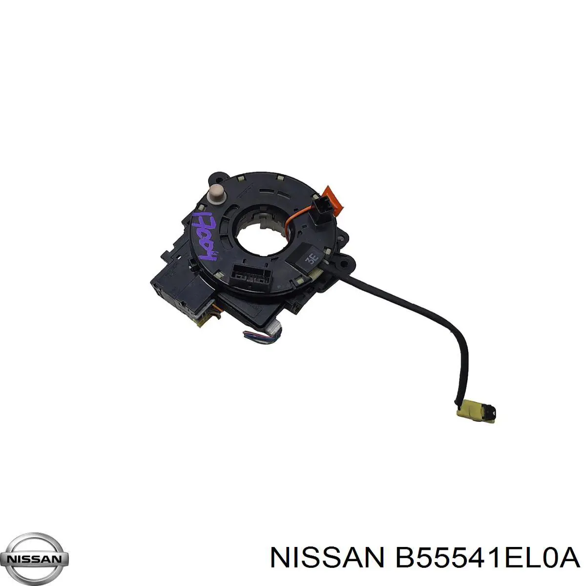 B55541EL0A Nissan кольцо airbag контактное, шлейф руля