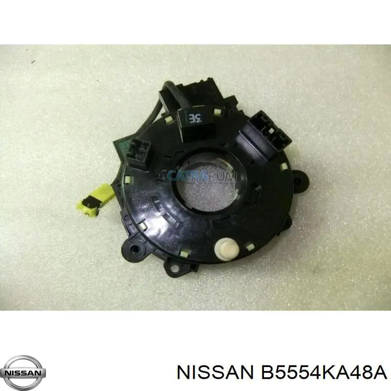 B5554KA48A Nissan кольцо airbag контактное, шлейф руля