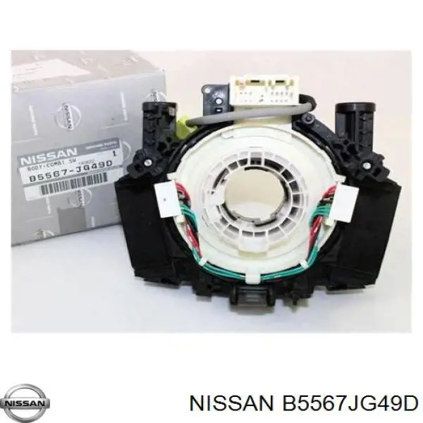 Кольцо AIRBAG контактное, шлейф руля Nissan B5567JG49D