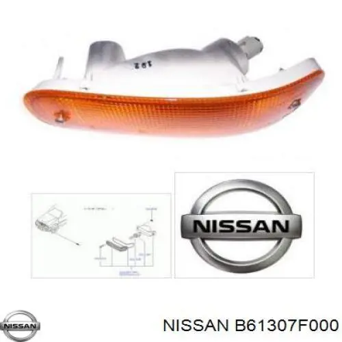 Левый указатель поворота Nissan/Infiniti 261307F000 цена, от 67.79 USD