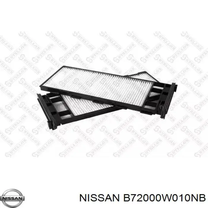 Фильтр воздушный отопителя Nissan/Infiniti B72000W010NB цена, от 7.90 USD