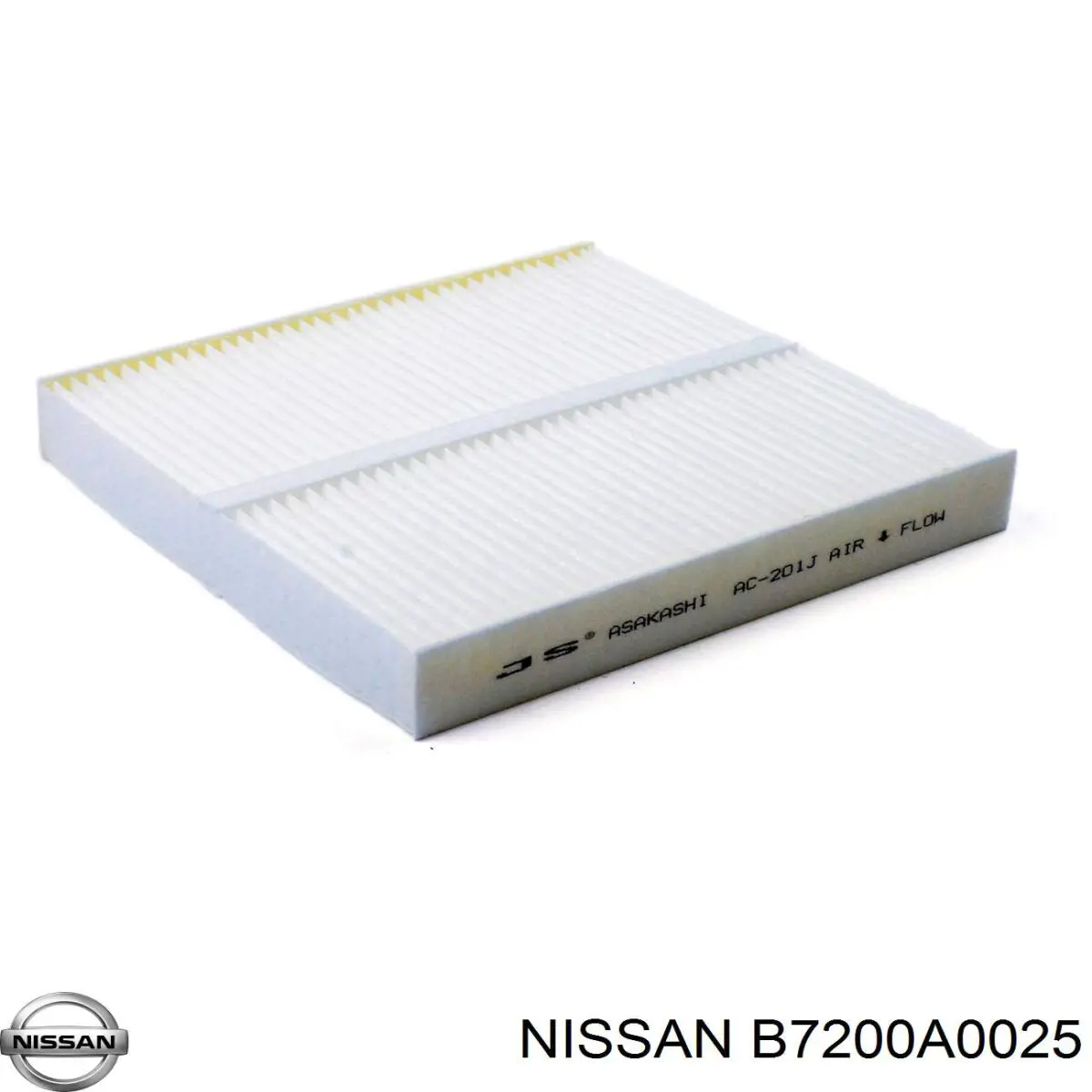 Фильтр салона B7200A0025 Nissan/Infiniti
