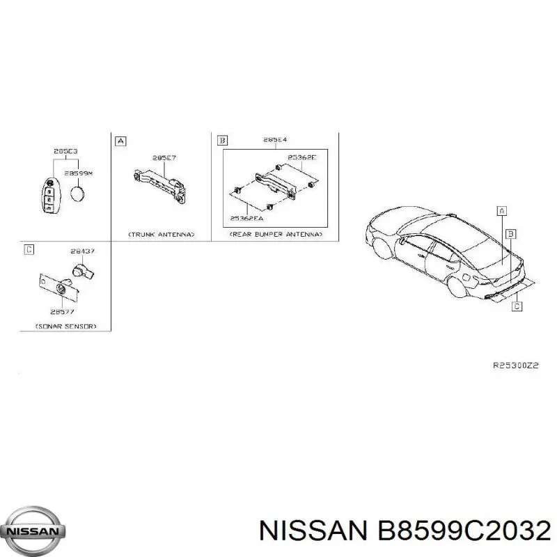 B8599C2032 Nissan/Infiniti 