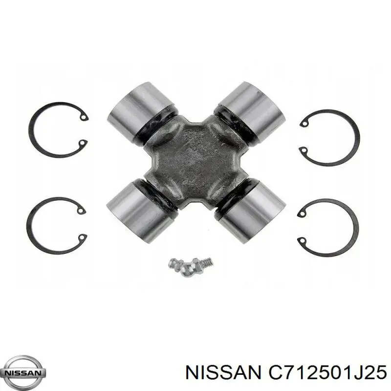 Купить C712501J25 Nissan/Infiniti Крестовина карданного вала заднего