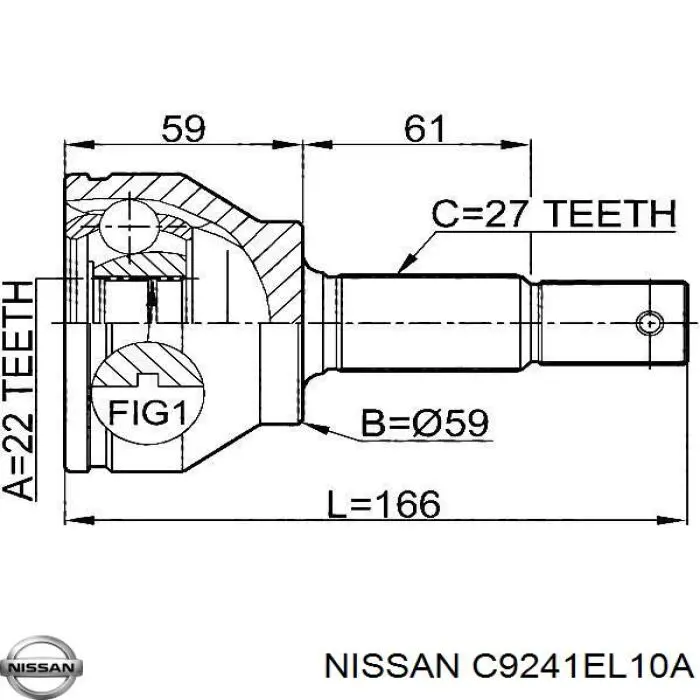 Compre Bota de proteção externa de junta homocinética do semieixo dianteiro Nissan Versa 