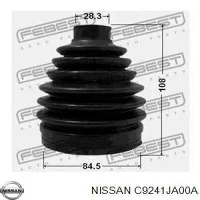 Чехол шруса Nissan/Infiniti C9241JA00A цена, от 13.33 USD