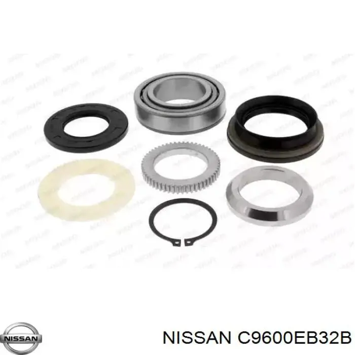 Полуось задняя левая C9600EB32B Nissan