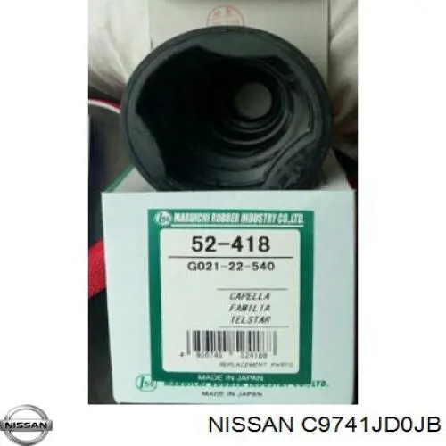 Купить C9741JD0JB Nissan/Infiniti Пыльник ШРУСа внутренний, передней полуоси, левый