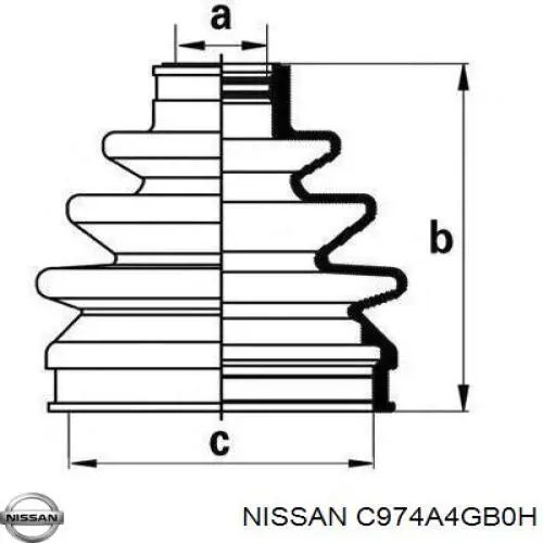  Nissan/Infiniti C974A4GB0H цена, от 1729.11 UAH