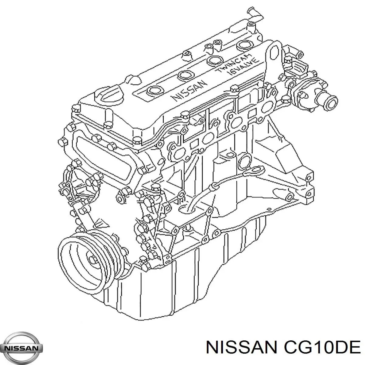 CG10DE Nissan/Infiniti Мотор в сборе