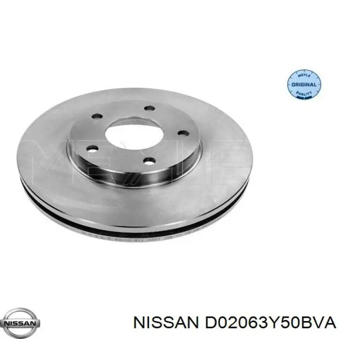 D02063Y50BVA Nissan диск тормозной передний