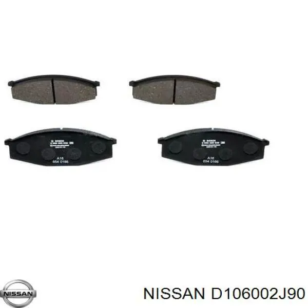 D106002J90 Nissan/Infiniti Колодки передние
