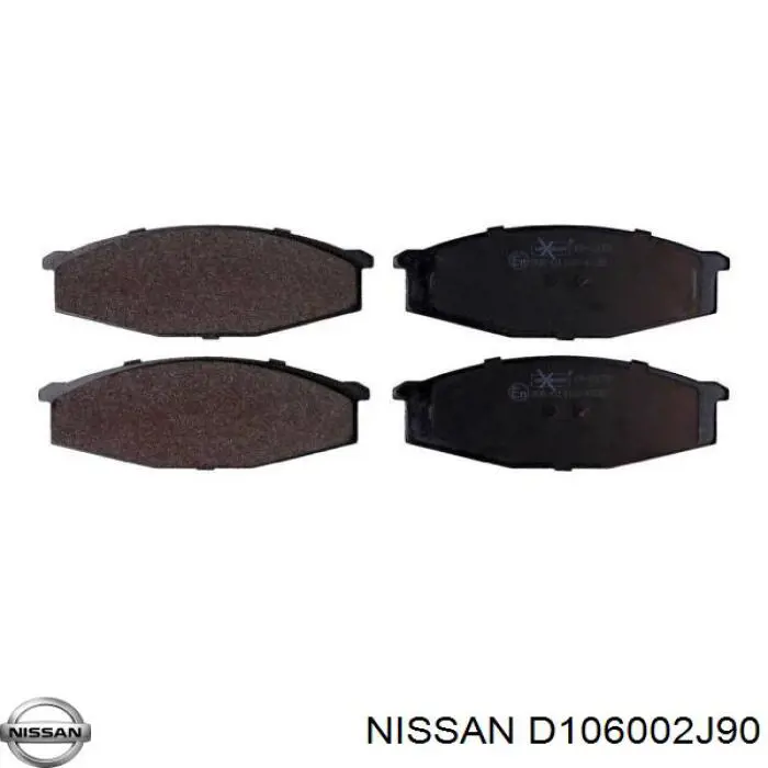 Купить D106002J90 Nissan/Infiniti Колодки тормозные