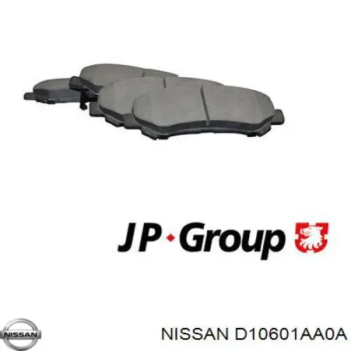 Купить D10601AA0A Nissan/Infiniti Колодки тормозные
