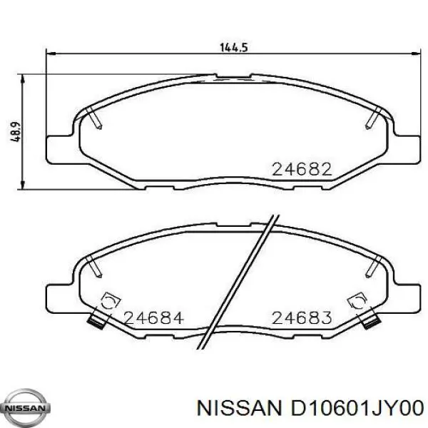 Купить D10601JY00 Nissan/Infiniti Колодки тормозные