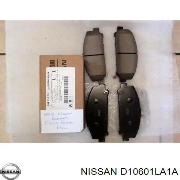 Передние тормозные колодки D10601LA1A Nissan