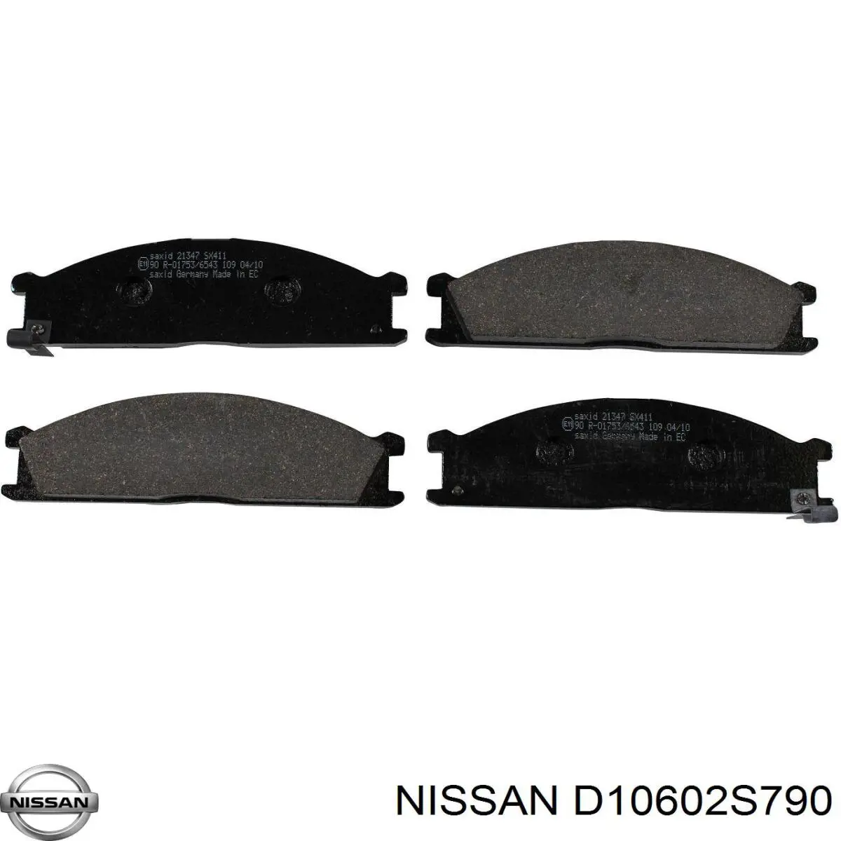 Купить D10602S790 Nissan/Infiniti Колодки тормозные
