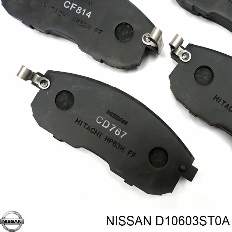 Колодки Nissan/Infiniti D10603ST0A цена, от 25.84 USD