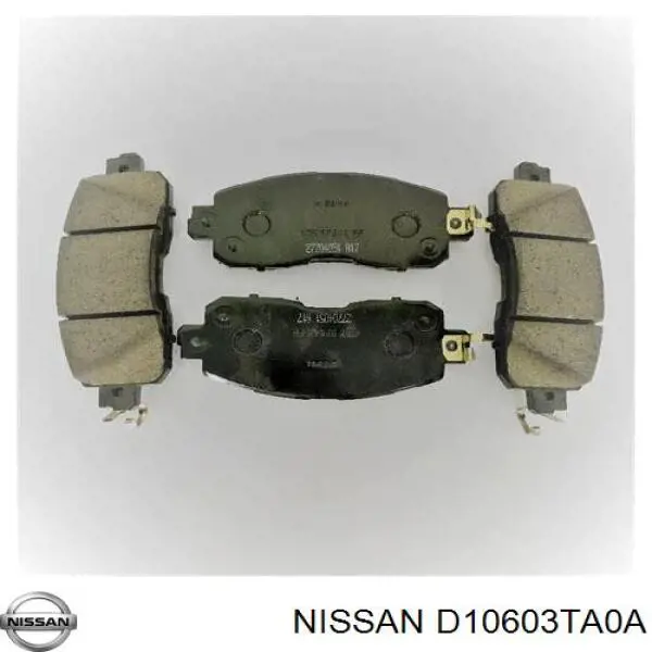 Передние тормозные колодки D10603TA0A Nissan