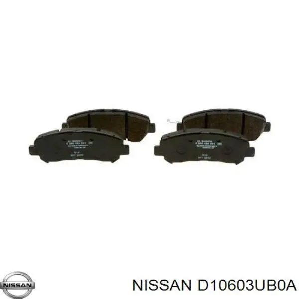 Колодки Nissan/Infiniti D10603UB0A цена, от 21.99 USD