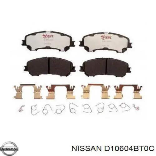 D10604BT0C Nissan/Infiniti Колодки передние