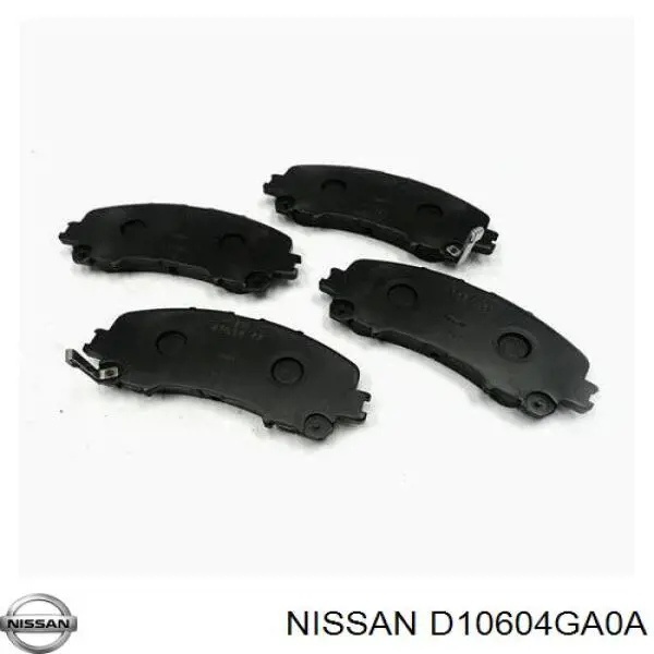Купить D10604GA0A Nissan/Infiniti Колодки тормозные