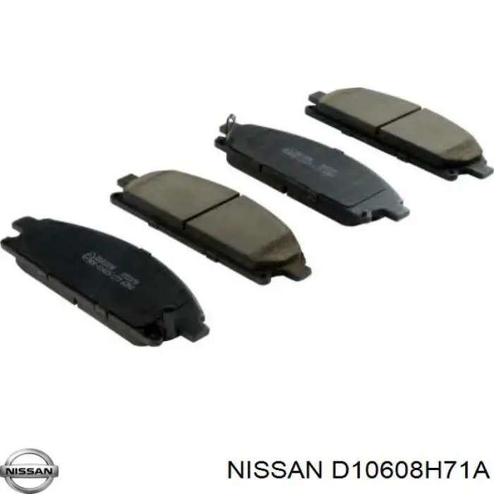 Передние тормозные колодки D10608H71A Nissan