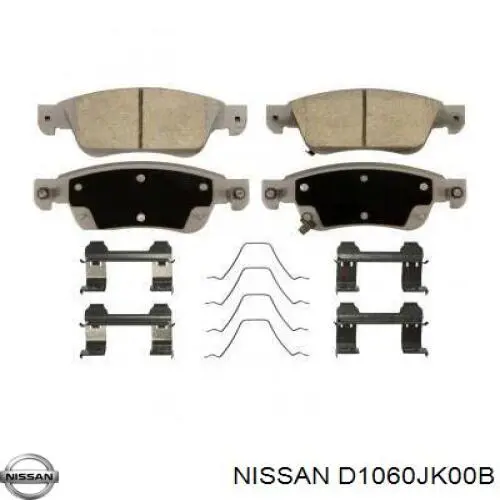 Колодки Nissan/Infiniti D1060JK00B цена, от 35.74 USD
