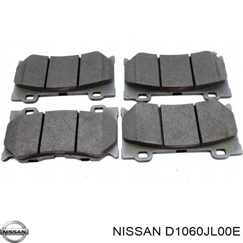 D1060JL00E Nissan колодки тормозные передние дисковые