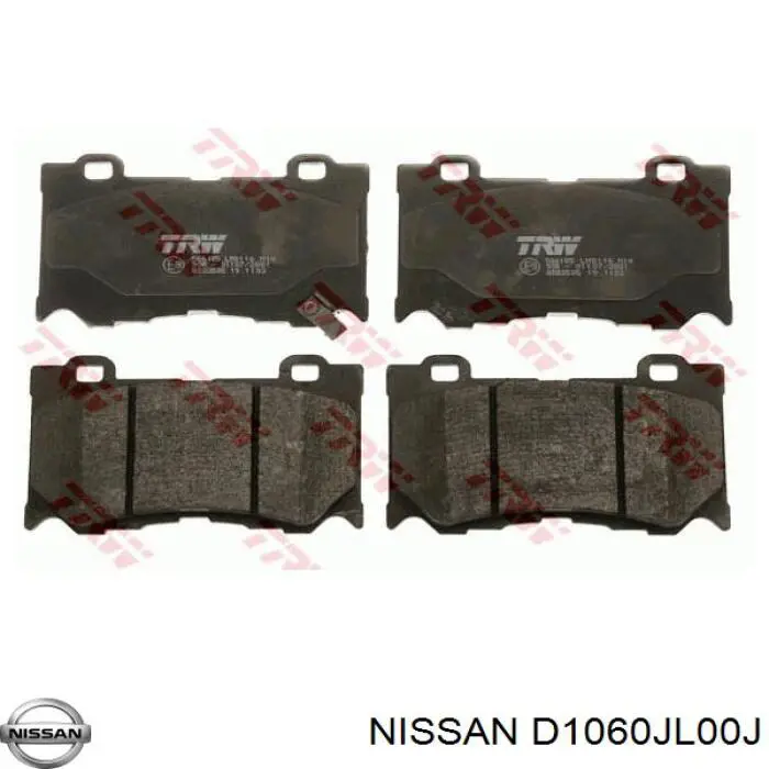 Купить D1060JL00J Nissan/Infiniti Колодки тормозные