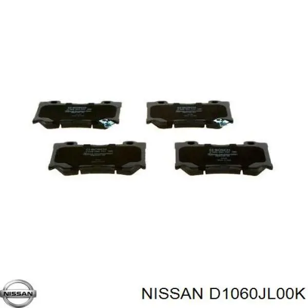 Тормозные колодки Nissan/Infiniti D1060JL00K