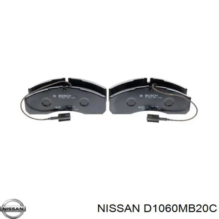 Колодки Nissan/Infiniti D1060MB20C цена, от 26.37 USD