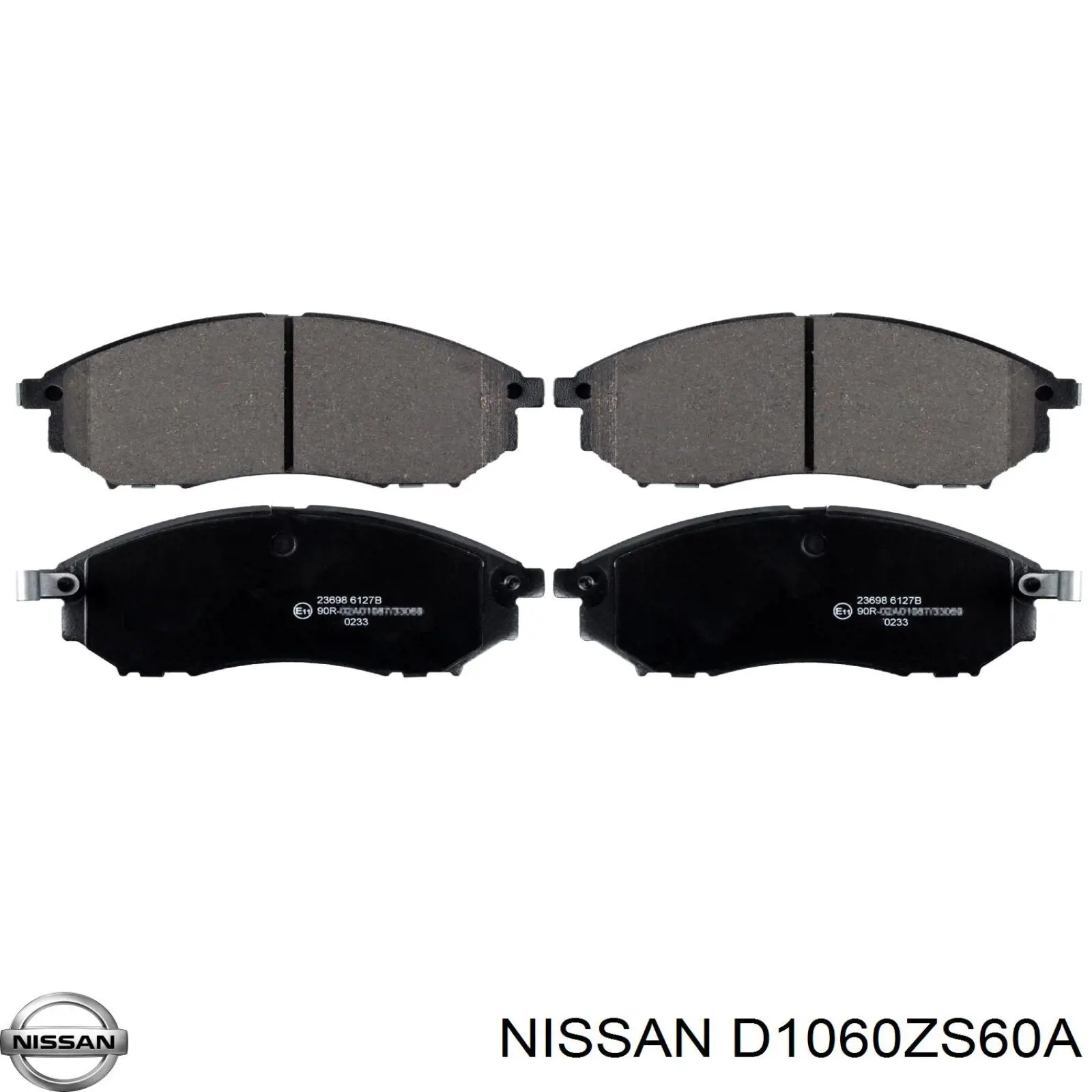 Купить D1060ZS60A Nissan/Infiniti Колодки тормозные
