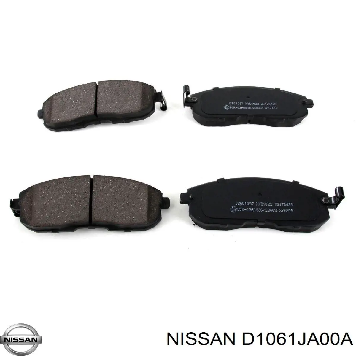 Купить D1061JA00A Nissan/Infiniti Колодки тормозные