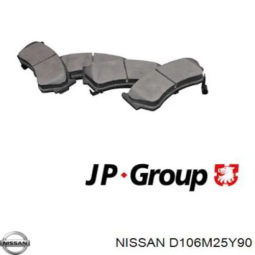 Купить D106M25Y90 Nissan/Infiniti Колодки тормозные