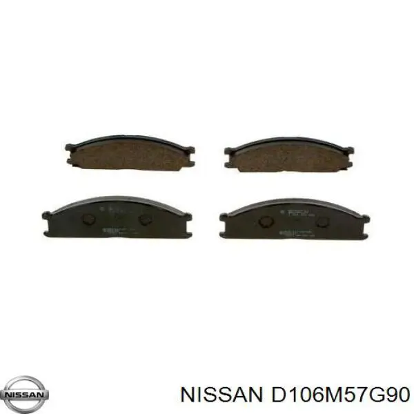 Купить D106M57G90 Nissan/Infiniti Колодки тормозные