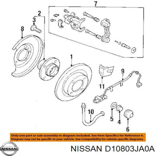 Пластина противоскрипная крепления тормозной колодки, передней Nissan/Infiniti D10803JA0A цена, от 66.41 USD