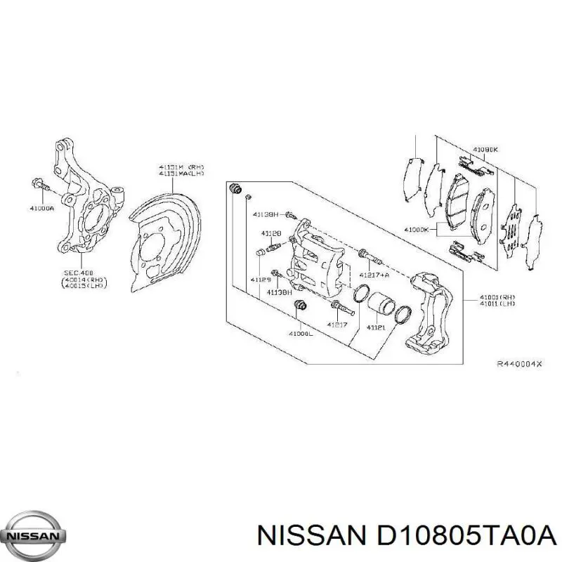 D10805TA0A Nissan/Infiniti 