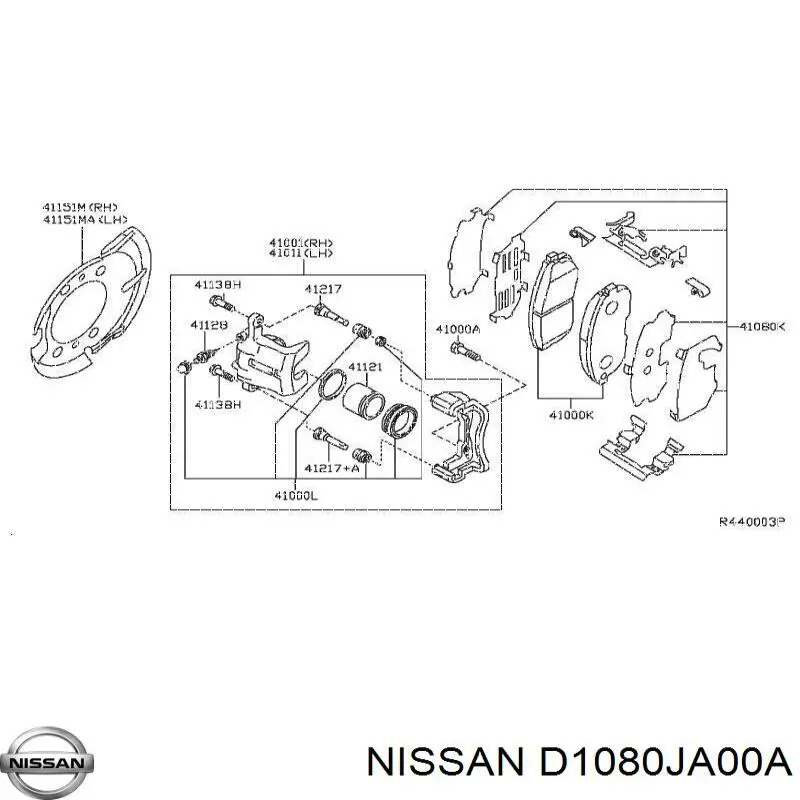 Купить D1080JA00A Nissan/Infiniti 