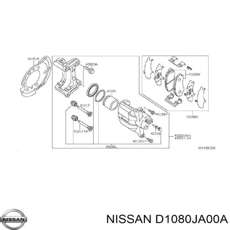  D1080JA00A Nissan/Infiniti