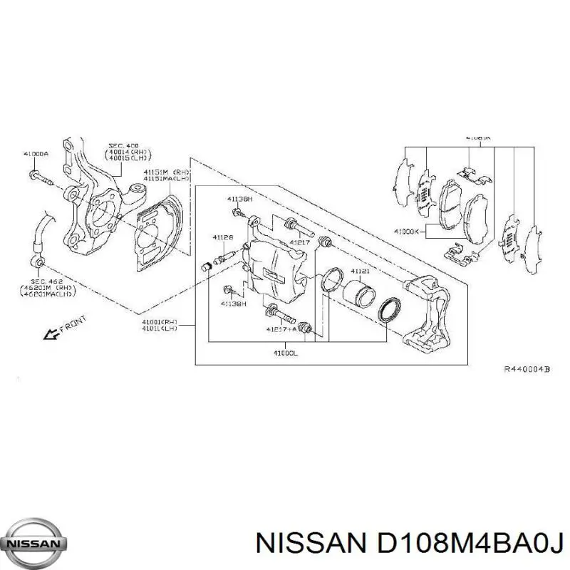  D108M4BA0J Nissan